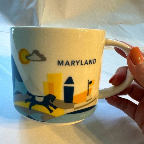 ⭐️Starbucks⭐️ You Are Here 2015 Maryland Coffe Mug 14 OZ Like New - Picture 1 of 9